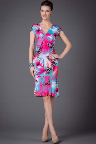 Платье Фламинго